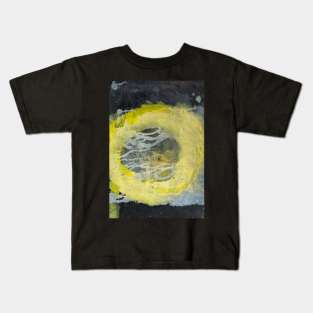 Yellow Light Abstract Painting Kids T-Shirt